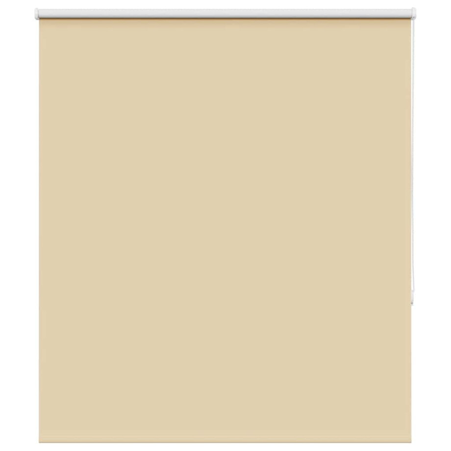 vidaXL Rolgordijn verduisterend 135x150 cm stofbreedte 131,6 cm beige afbeelding 1