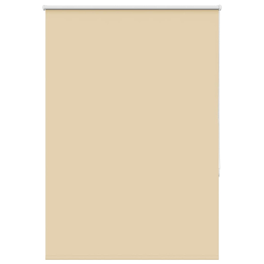 vidaXL Rolgordijn verduisterend 115x175 cm stofbreedte 110,7 cm beige afbeelding 1