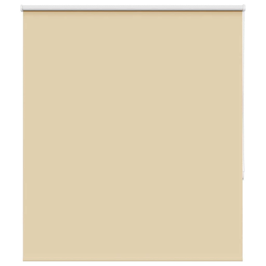 vidaXL Rolgordijn verduisterend 140x175 cm stofbreedte 136,6 cm beige afbeelding 1