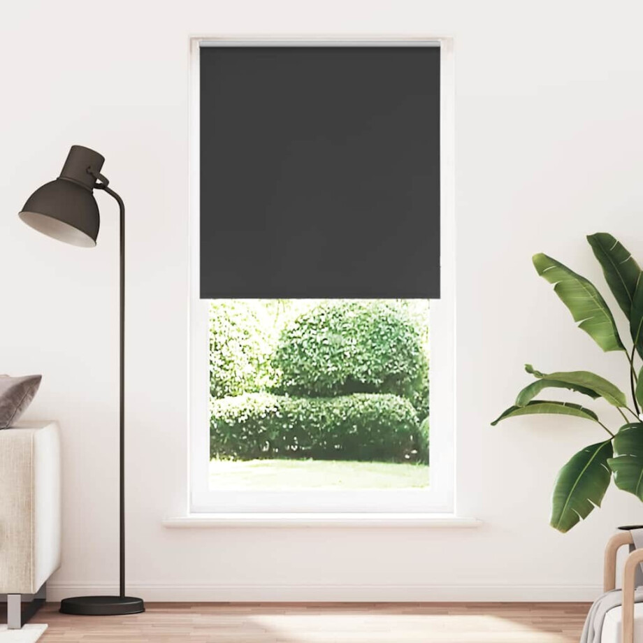 vidaXL Rolgordijn verduisterend 90x210cm stofbreedte 85,7 cm polyester afbeelding 1