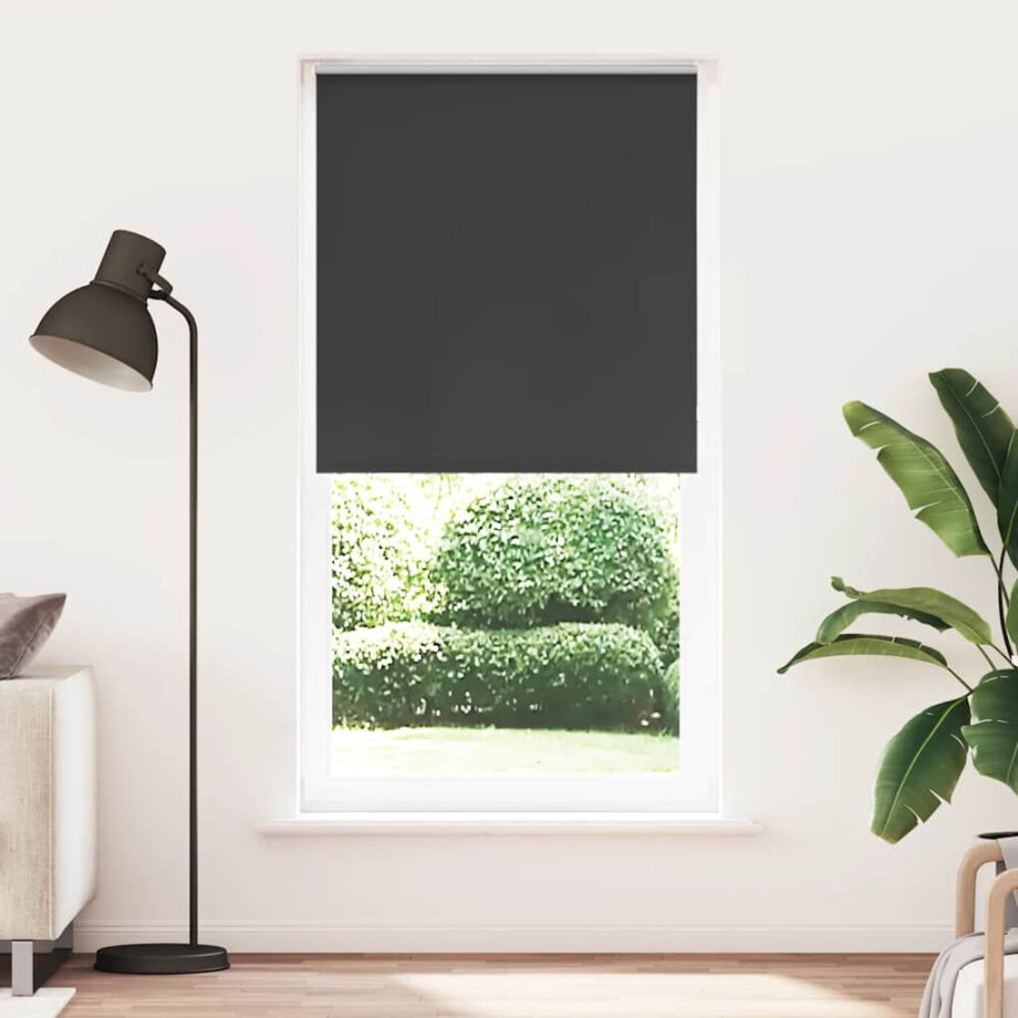 vidaXL Rolgordijn verduisterend 90x230cm stofbreedte 85,7 cm polyester afbeelding 1