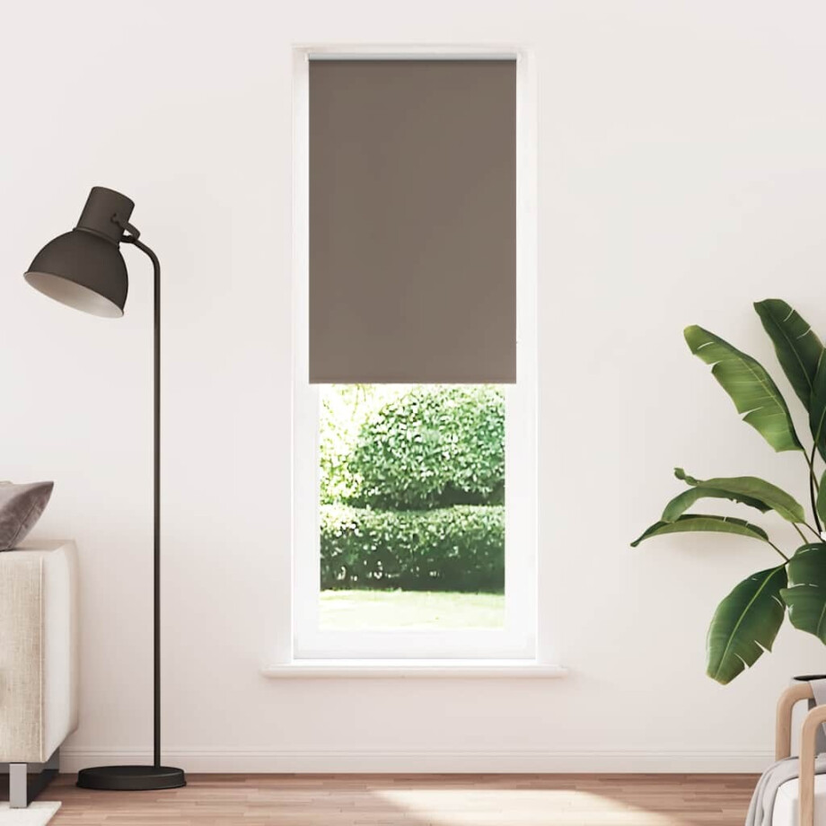 vidaXL Rolgordijn verduisterend koffie 80x230 cm stofbreedte 75,7 cm vidaXL Rolgordijn verduisterend koffie 80x230 cm stofbreedte 75,7 cm afbeelding 1