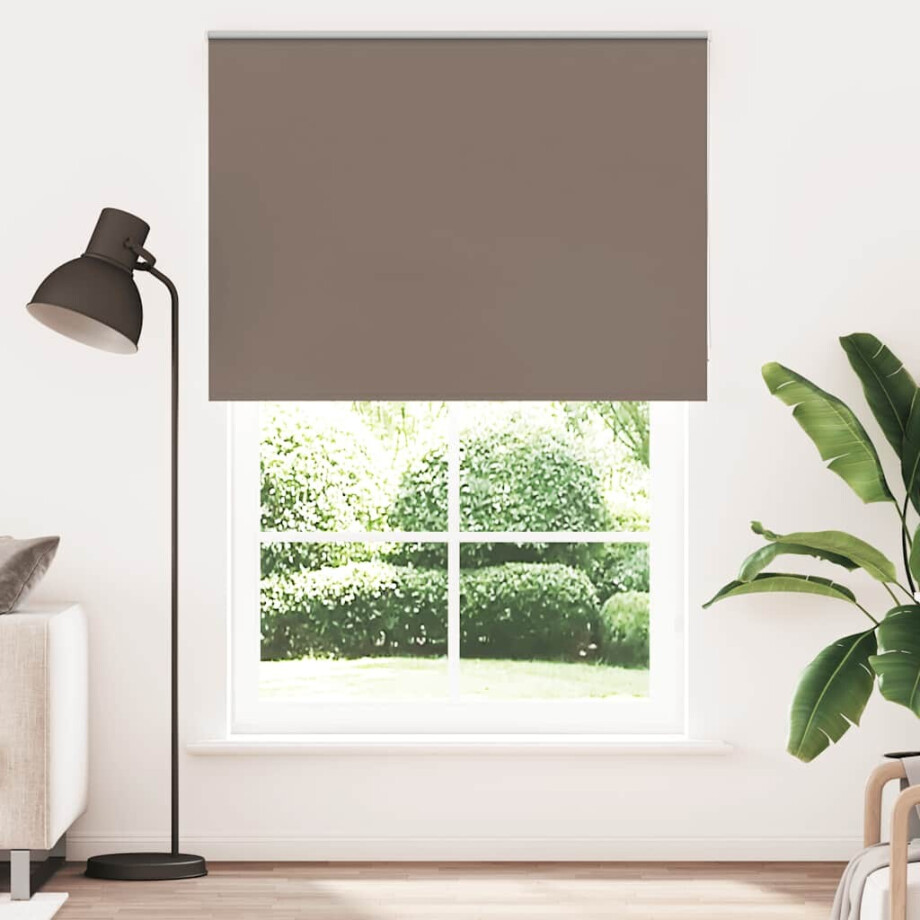vidaXL Rolgordijn verduisterend koffie 165x230 cm stofbreedte 161,6 cm vidaXL Rolgordijn verduisterend koffie 165x230 cm stofbreedte 161,6 cm afbeelding 1