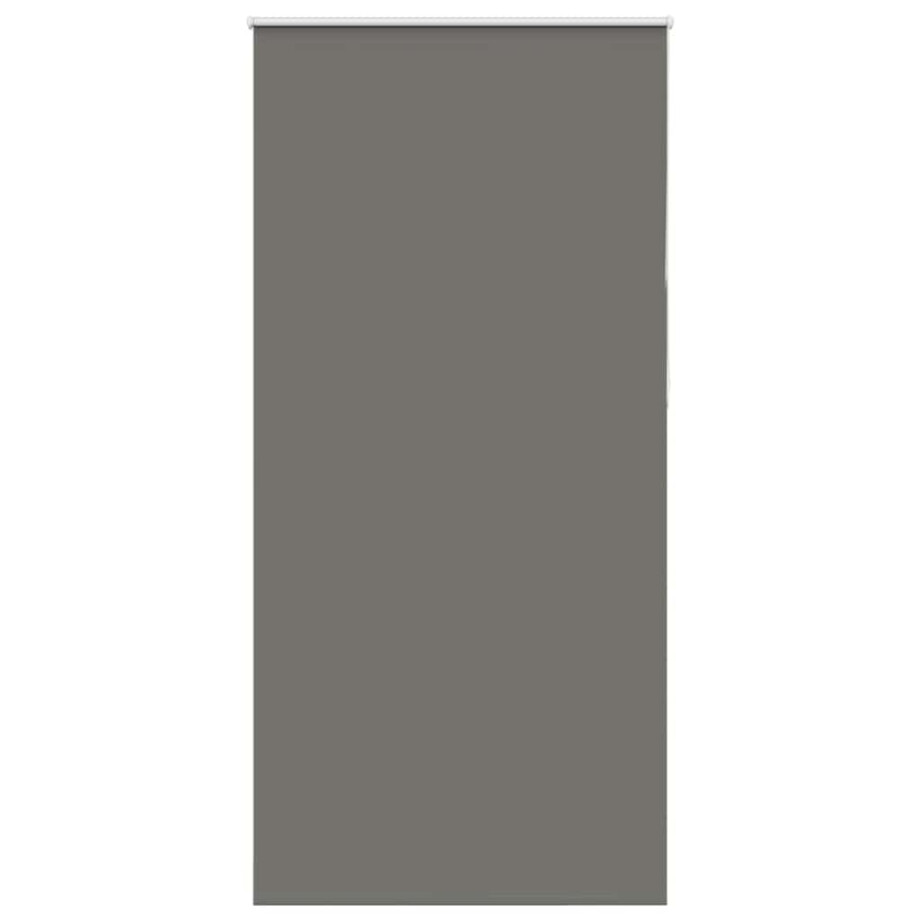 vidaXL Rolgordijn verduisterend 110x210 cm stofbreedte 105,7 cm grijs afbeelding 1