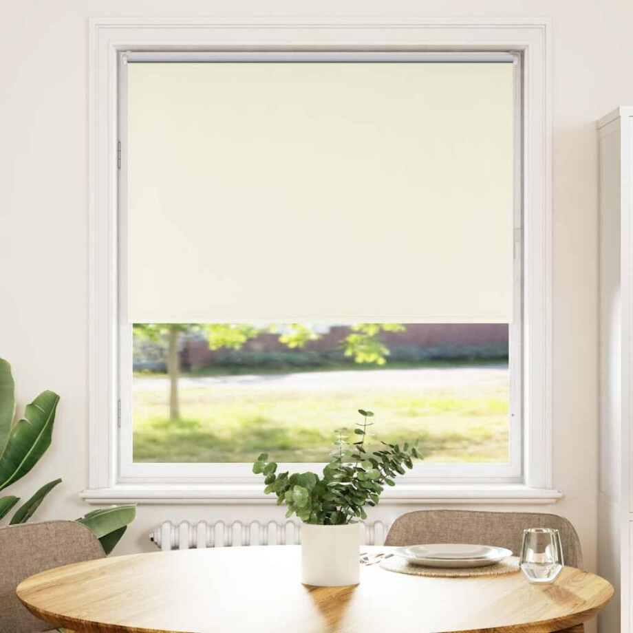 vidaXL Rolgordijn verduisterend 110x130 cm stofbreedte 105,7 cm afbeelding 1