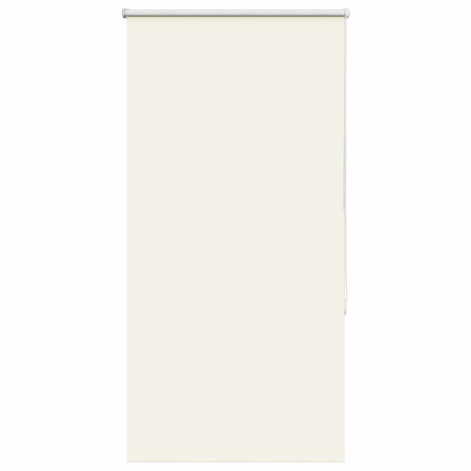 vidaXL Rolgordijn verduisterend gebroken wit 85x150 cm stofbreedte afbeelding 1