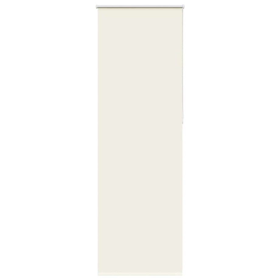 vidaXL Rolgordijn verduisterend gebroken wit 85x210 cm stofbreedte afbeelding 1