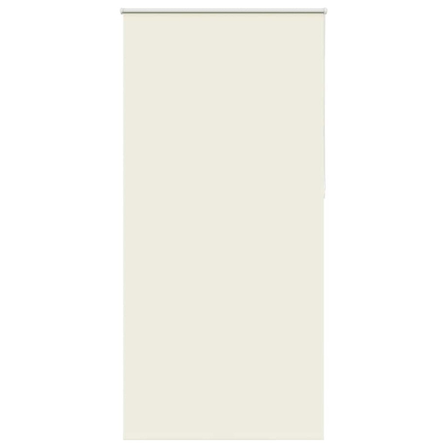vidaXL Rolgordijn verduisterend gebroken wit 90x210 cm stofbreedte afbeelding 1