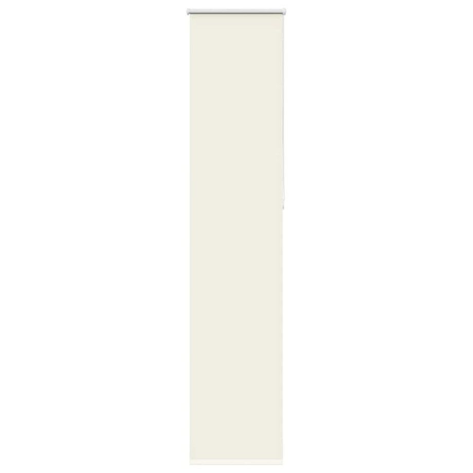 vidaXL Rolgordijn verduisterend 45x230 cm stofbreedte Gebroken wit afbeelding 1