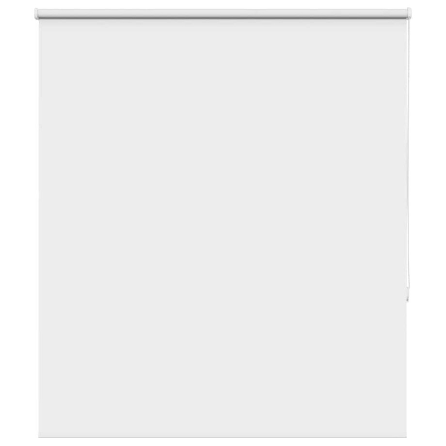 vidaXL Rolgordijn verduisterend 125x130 cm stofbreedte 121,6 cm wit afbeelding 1