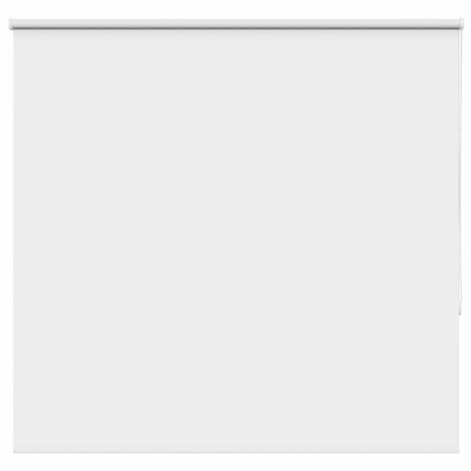 vidaXL Rolgordijn verduisterend 145x130 cm stofbreedte 141,6 cm wit afbeelding 1
