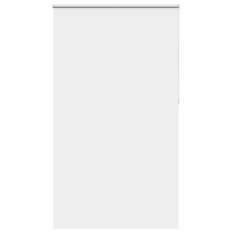 vidaXL Rolgordijn verduisterend 140x210 cm stofbreedte 136,6 cm wit afbeelding 1