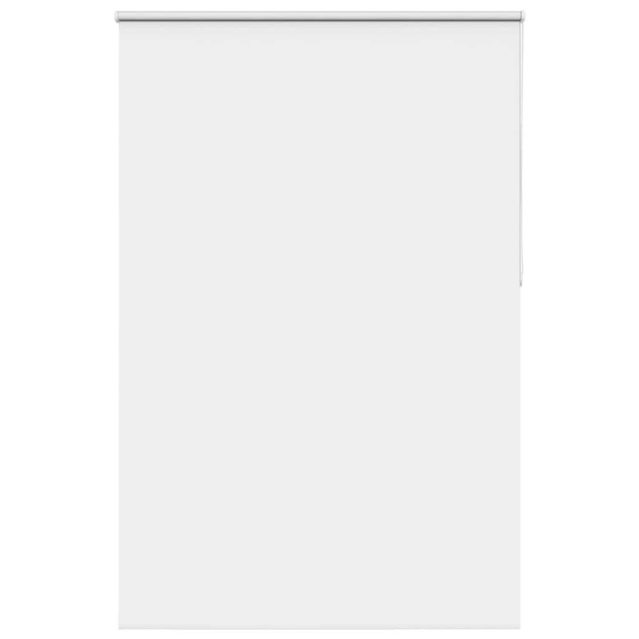 vidaXL Rolgordijn verduisterend 160x210 cm stofbreedte 156,6 cm wit afbeelding 1