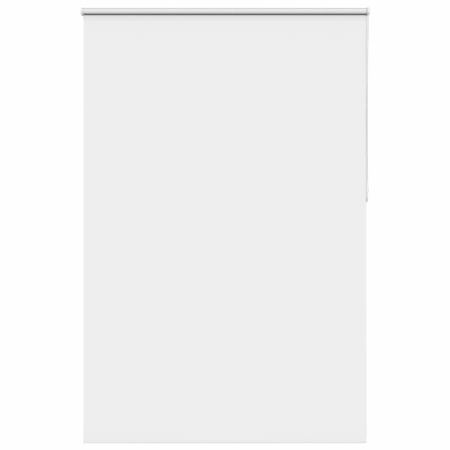 vidaXL Rolgordijn verduisterend 165x210 cm stofbreedte 161,6 cm wit afbeelding 1
