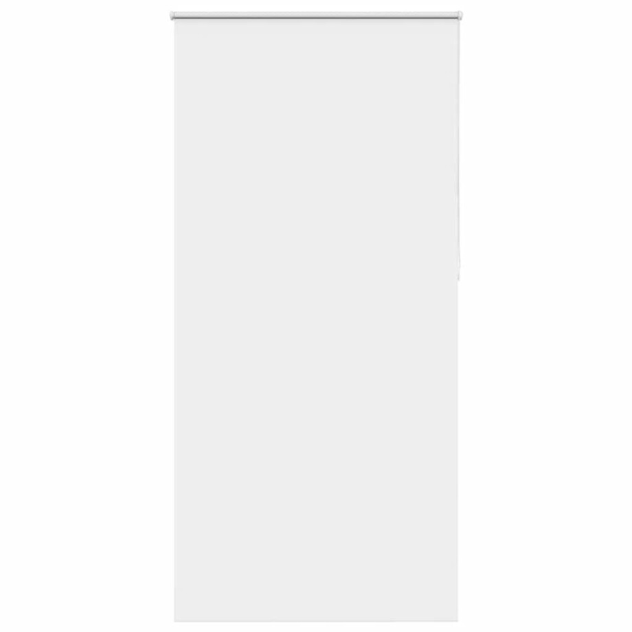 vidaXL Rolgordijn verduisterend 115x230 cm stofbreedte 110,7 cm wit afbeelding 1