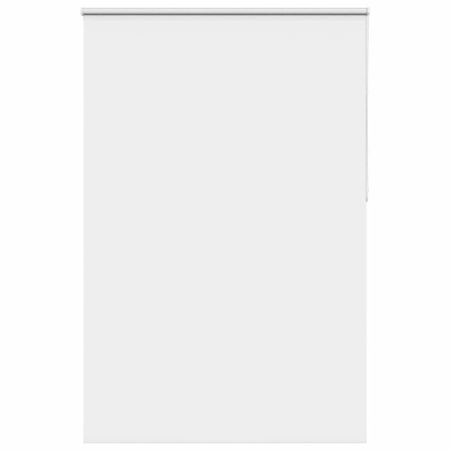 vidaXL Rolgordijn verduisterend 150x230 cm stofbreedte 146,6 cm wit afbeelding 1