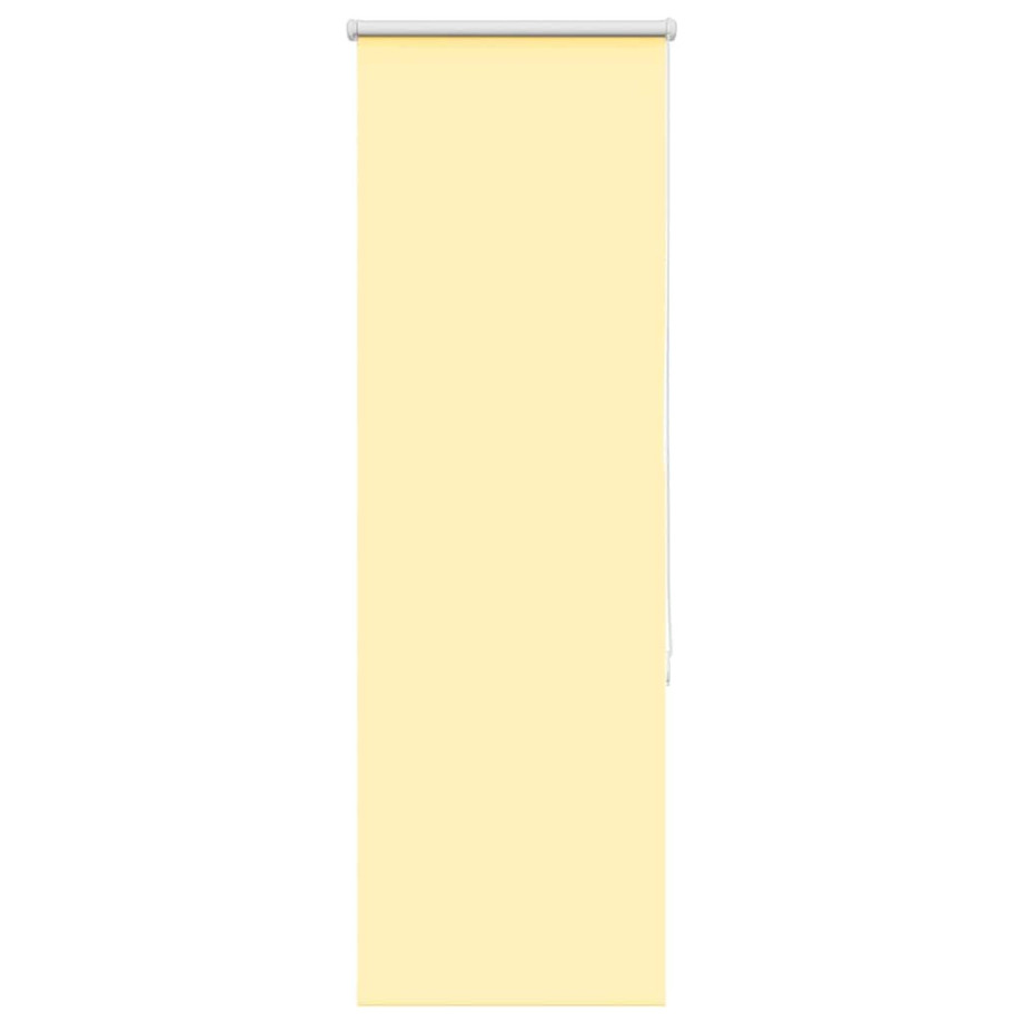vidaXL Rolgordijn verduisterend 50x130 cm stofbreedte 45,7cm geel afbeelding 1