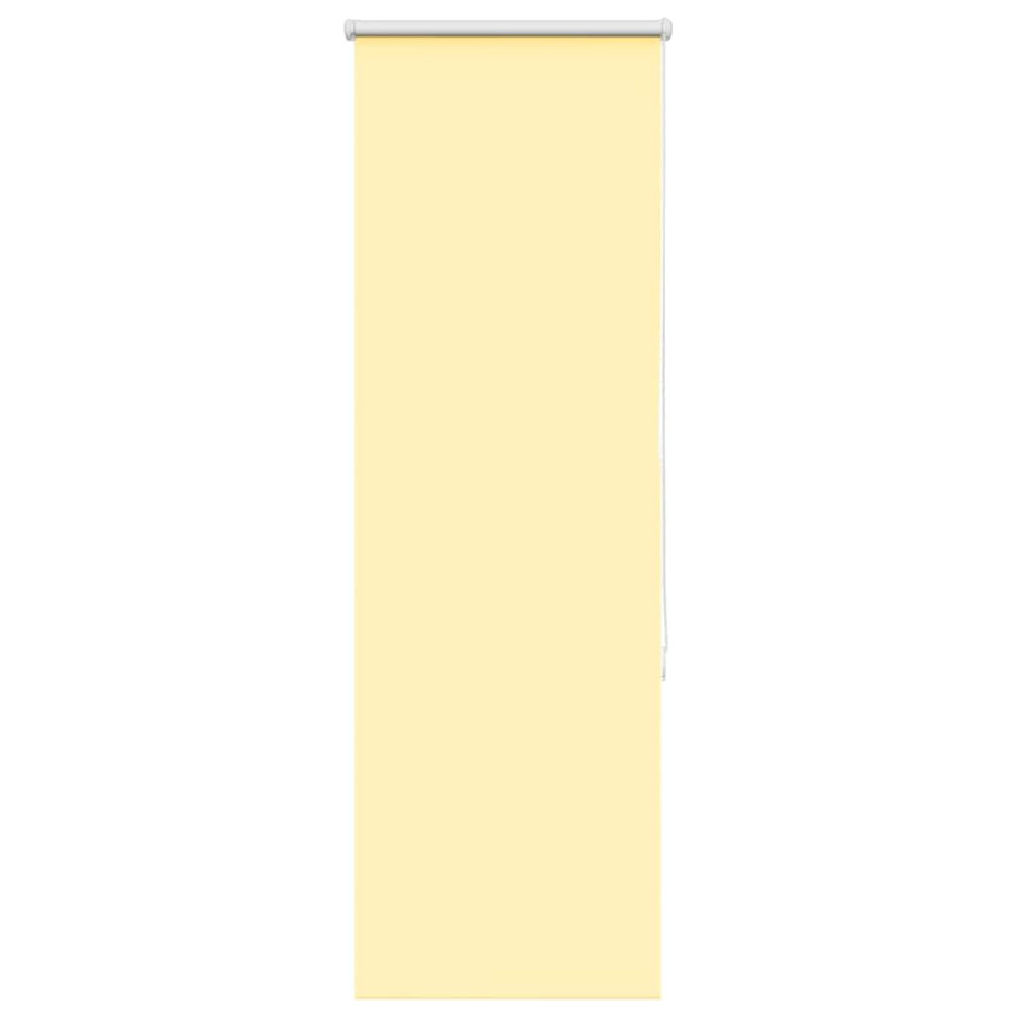 vidaXL Rolgordijn verduisterend 60x130 cm stofbreedte 55,7cm geel afbeelding 1