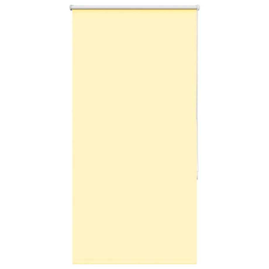 vidaXL Rolgordijn verduisterend 65x130 cm stofbreedte 60,7cm geel afbeelding 1