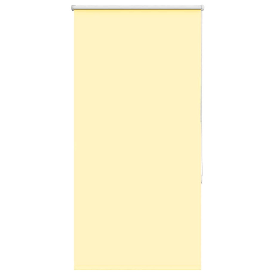 vidaXL Rolgordijn verduisterend 75x130 cm stofbreedte 70,7cm geel afbeelding 1