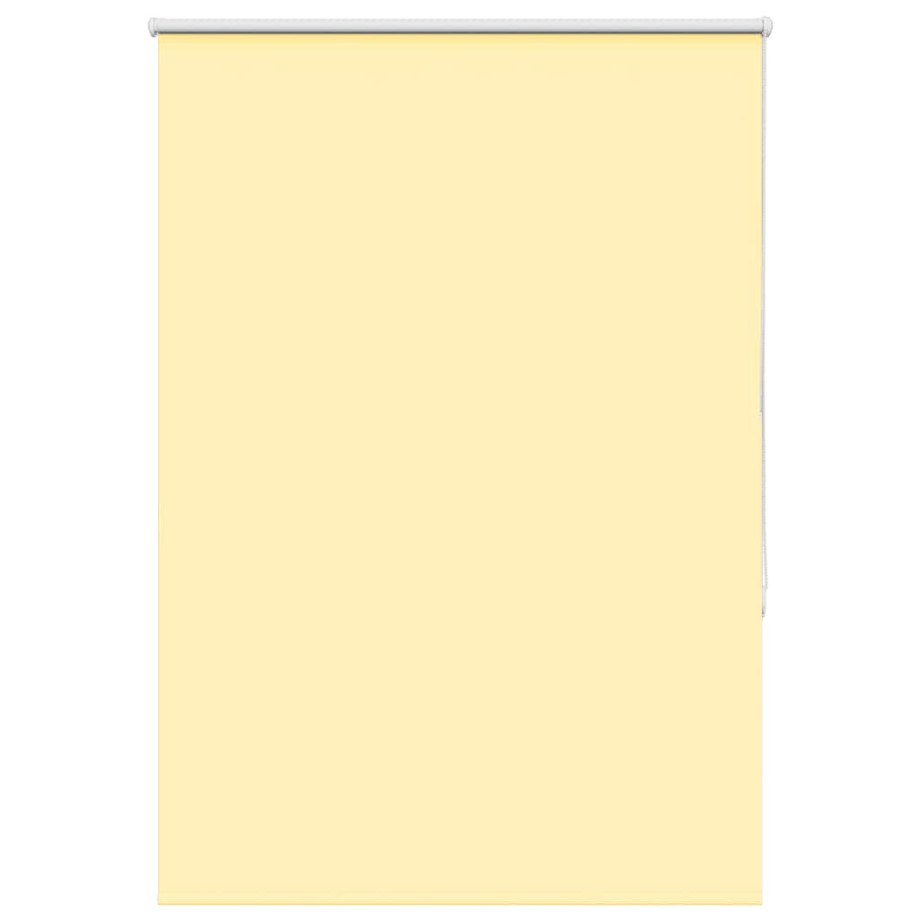 vidaXL Rolgordijn verduisterend 90x130 cm stofbreedte 85,7cm geel afbeelding 1