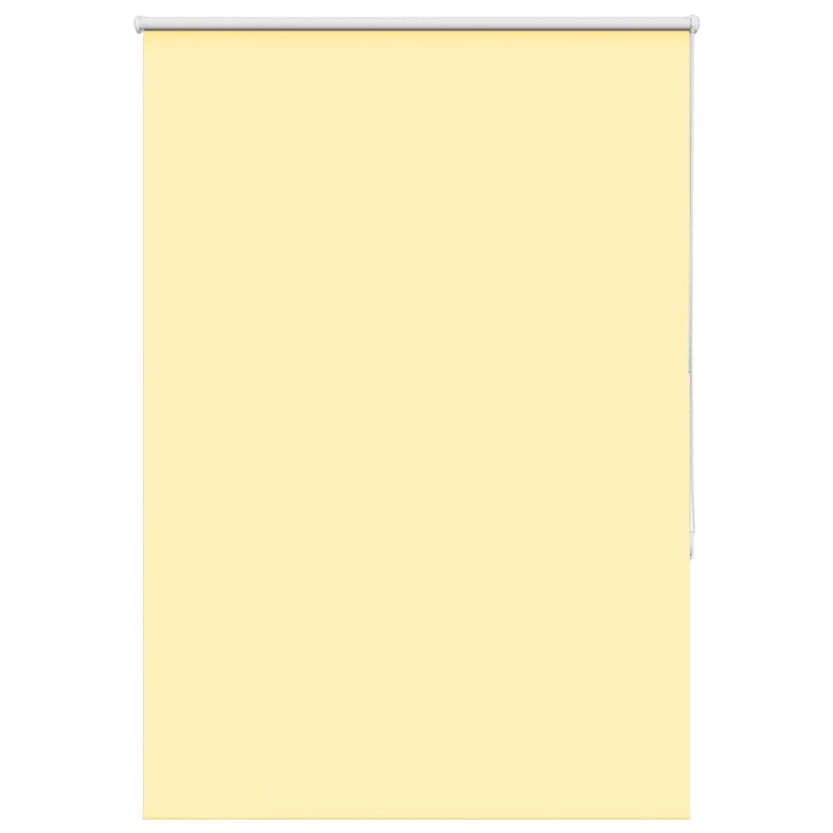 vidaXL Rolgordijn verduisterend 100x130cm stofbreedte 95,7cm geel afbeelding 1