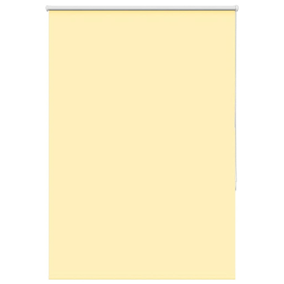 vidaXL Rolgordijn verduisterend 105x130 cm stofbreedte 100,7 cm geel afbeelding 1