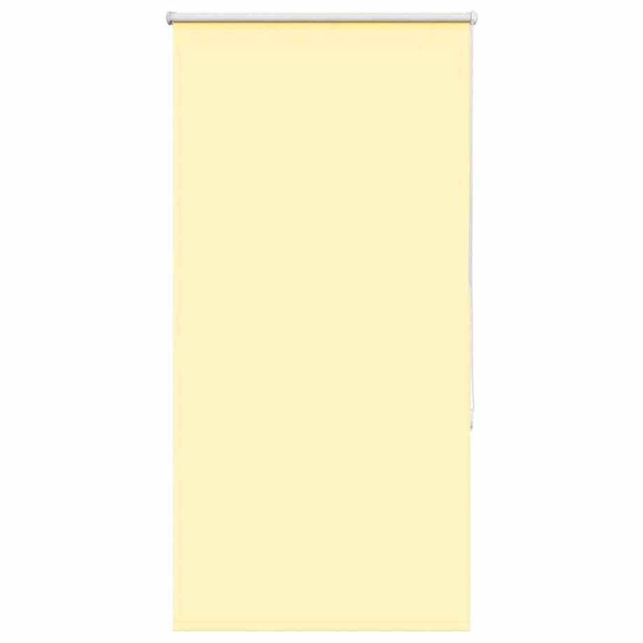 vidaXL Rolgordijn verduisterend 80x150 cm stofbreedte 75,7cm geel afbeelding 1