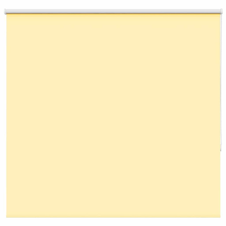 vidaXL Rolgordijn verduisterend 155x150 cm stofbreedte 151,6 cm geel afbeelding 1