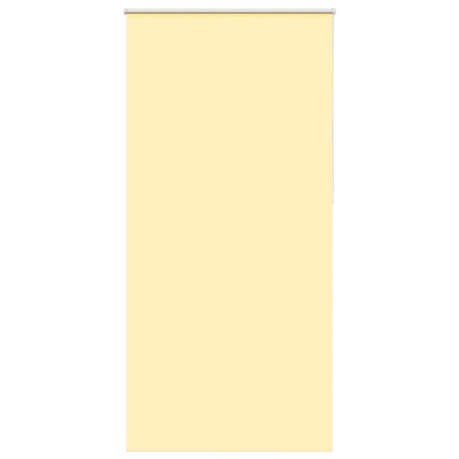 vidaXL Rolgordijn verduisterend 115x210 cm stofbreedte 110,7 cm geel afbeelding 1