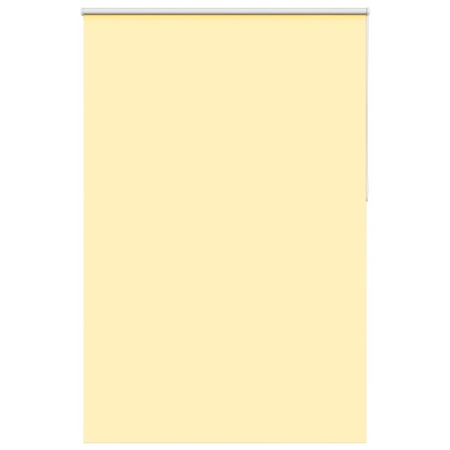 vidaXL Rolgordijn verduisterend 160x210 cm stofbreedte 156,6 cm geel afbeelding 1