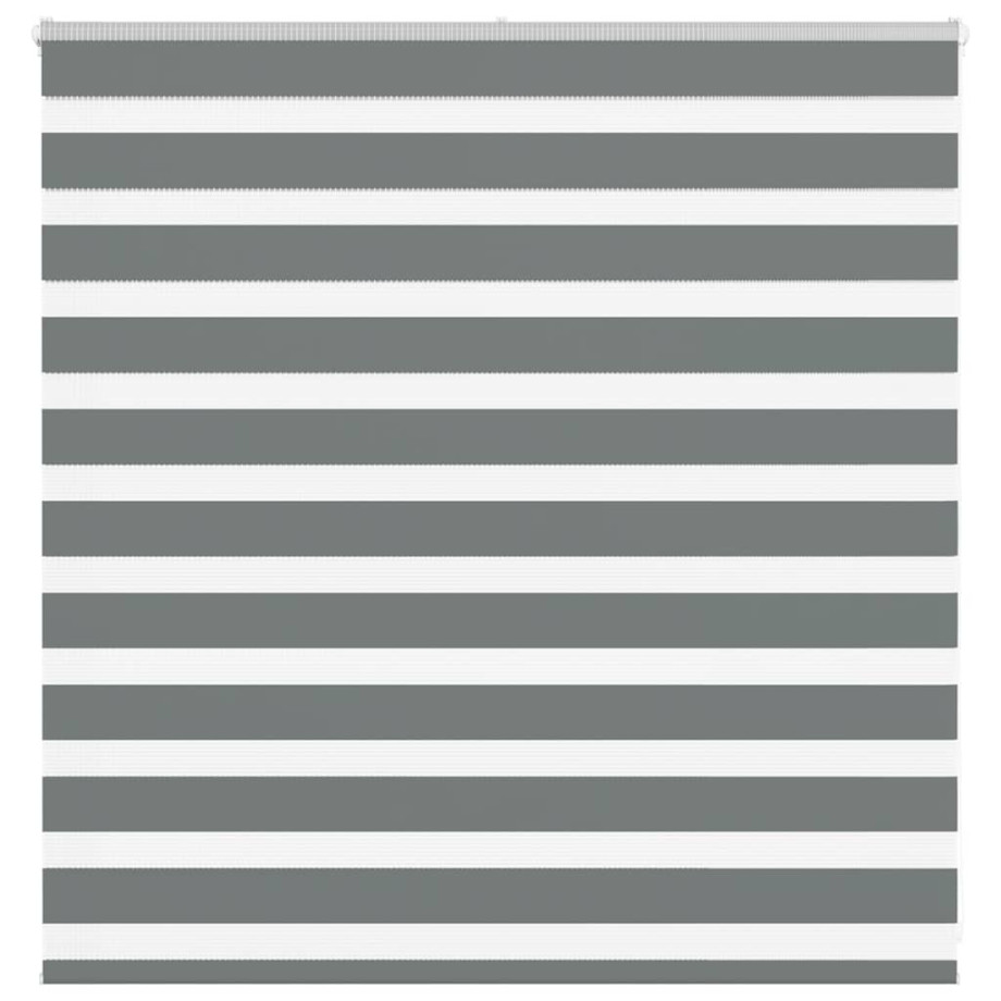 vidaXL Zebra rolgordijn 150x100 cm stofbreedte 145,9 cm donkergrijs afbeelding 1