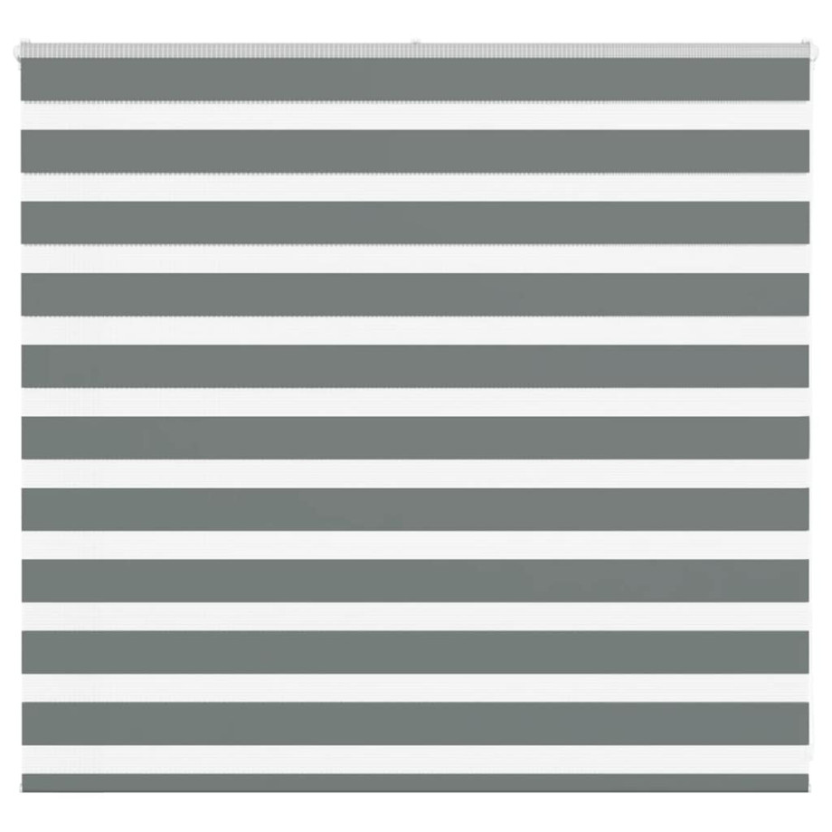 vidaXL Zebra rolgordijn 160x100 cm stofbreedte 155,9 cm donkergrijs vidaXL Zebra rolgordijn 160x100 cm stofbreedte 155,9 cm donkergrijs afbeelding 1