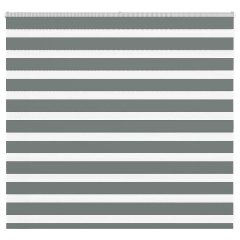 vidaXL Zebra rolgordijn 165x100 cm stofbreedte 160,9 cm donkergrijs afbeelding 1