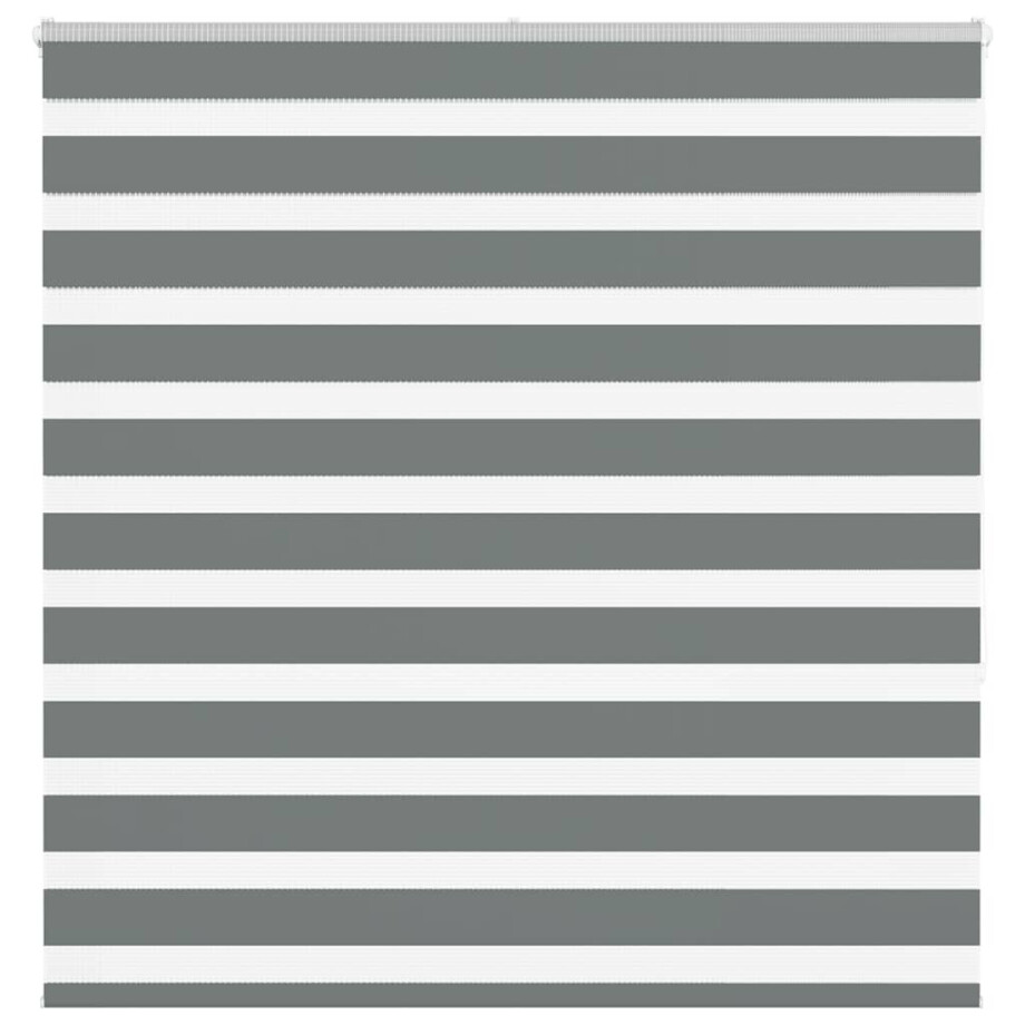 vidaXL Zebra rolgordijn 140x150 cm stofbreedte 135,9 cm donkergrijs vidaXL Zebra rolgordijn 140x150 cm stofbreedte 135,9 cm donkergrijs afbeelding 1