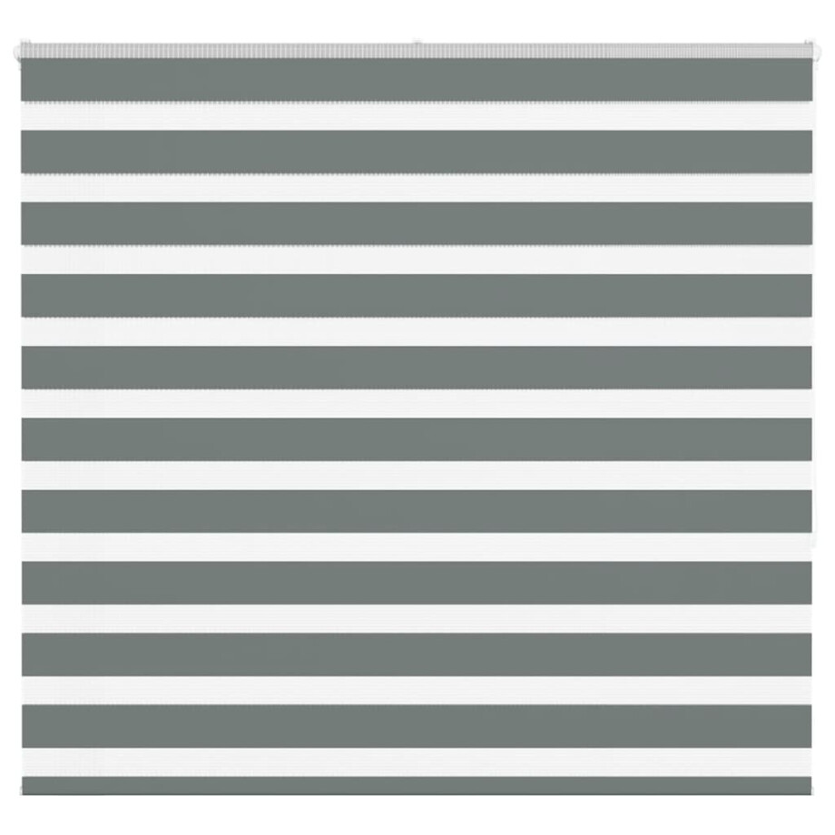 vidaXL Zebra rolgordijn 155x150 cm stofbreedte 150,9 cm donkergrijs vidaXL Zebra rolgordijn 155x150 cm stofbreedte 150,9 cm donkergrijs afbeelding 1