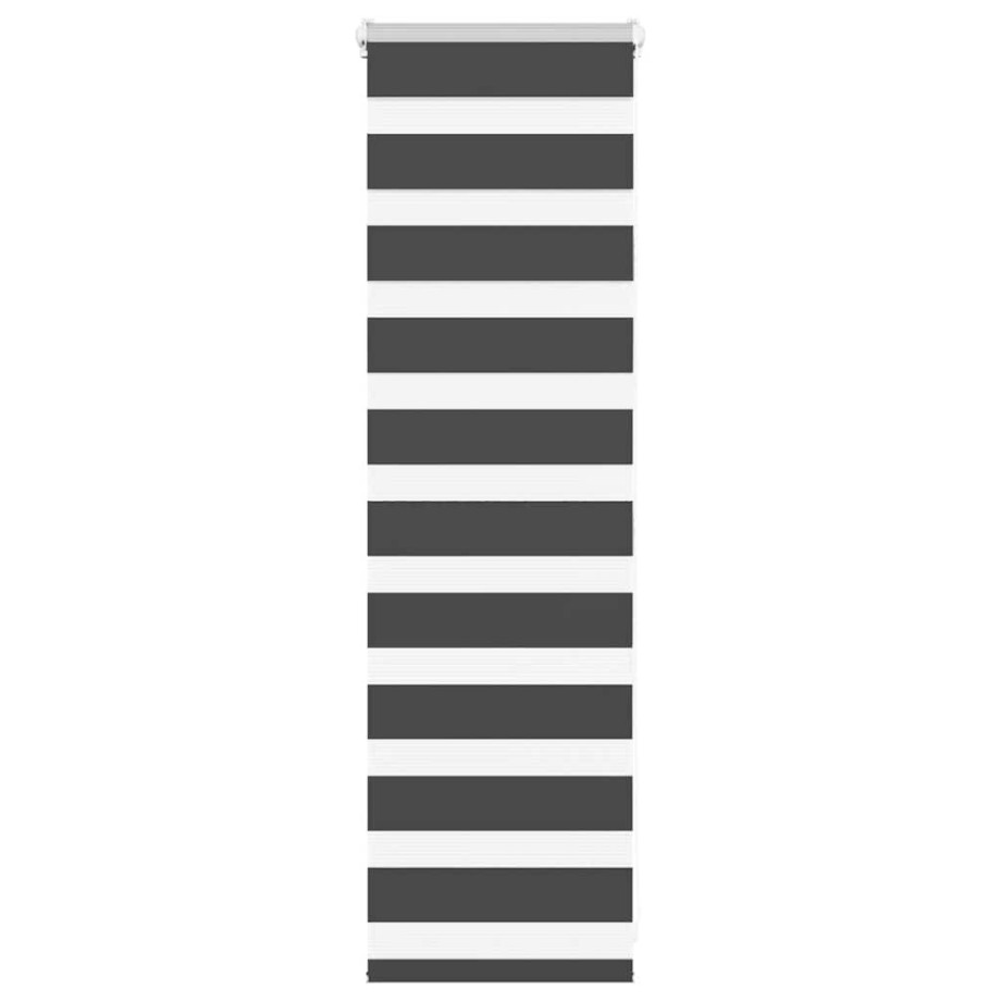 vidaXL Zebra rolgordijn 55x100 cm stofbreedte 50,9 cm zwart afbeelding 1