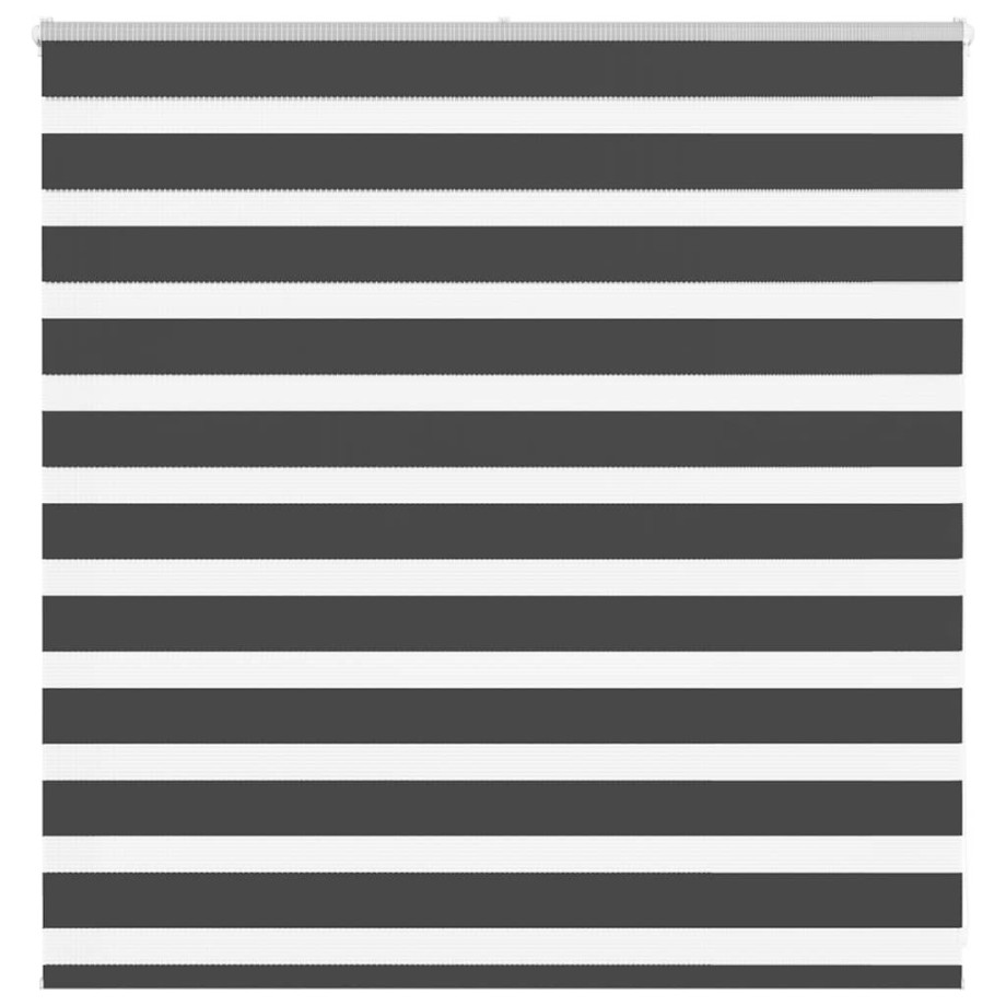 vidaXL Zebra rolgordijn 140x100 cm stofbreedte 135,9 cm zwart afbeelding 1