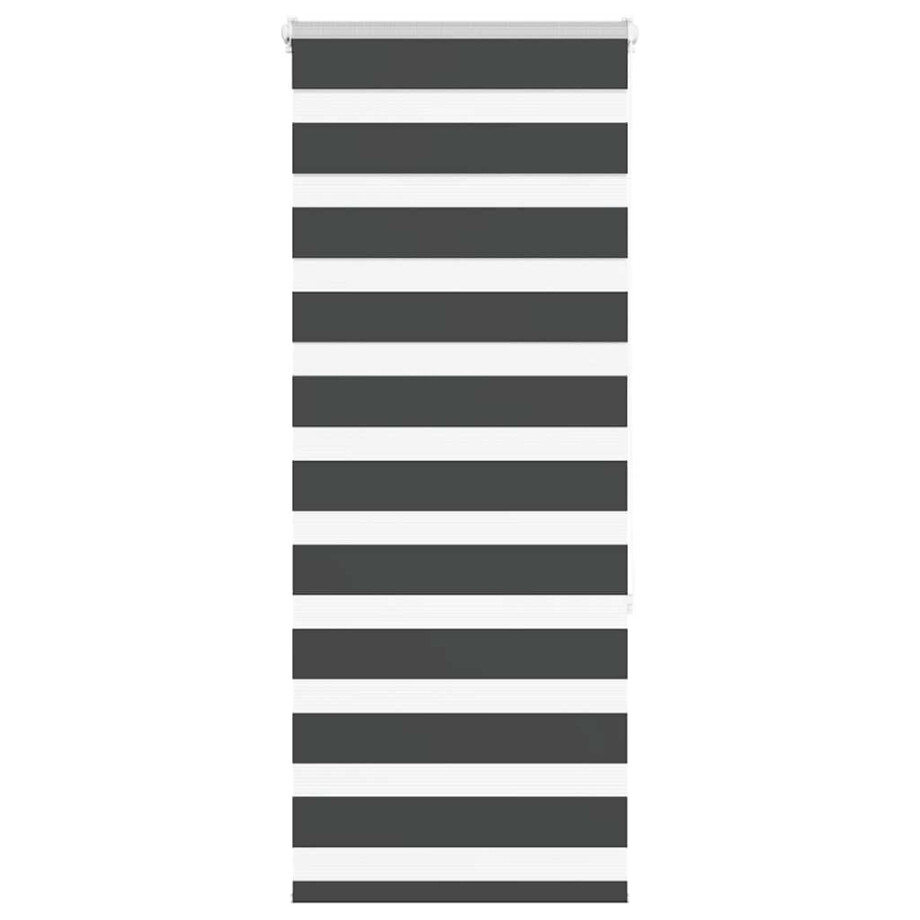 vidaXL Zebra rolgordijn 60x150 cm stofbreedte zwart 55,9 cm afbeelding 1