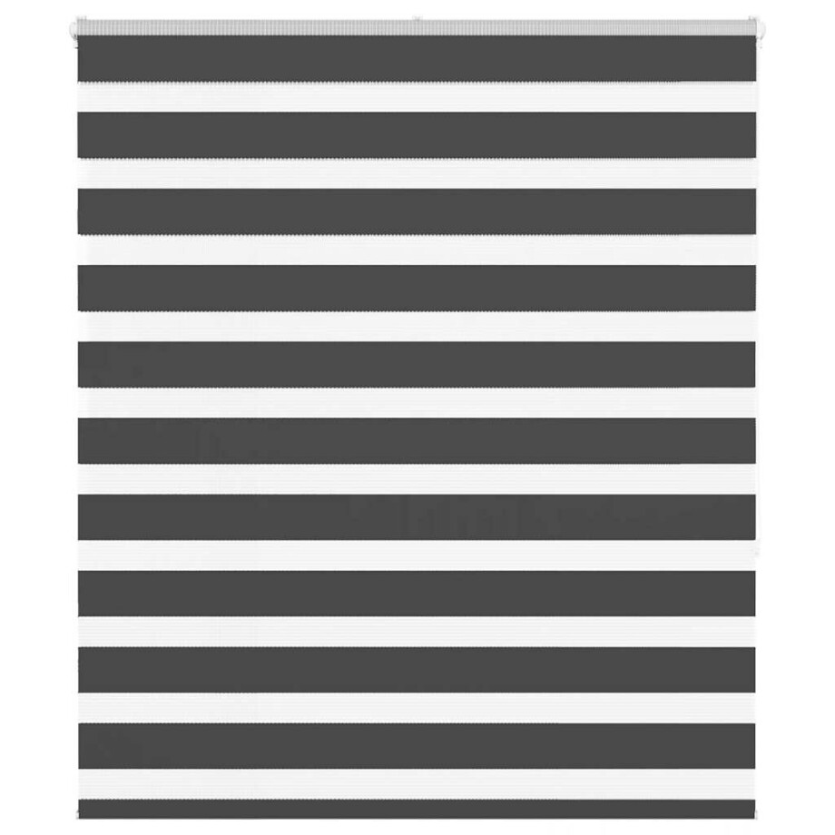 vidaXL Zebra rolgordijn 120x150 cm stofbreedte 115,9 cm zwart afbeelding 1