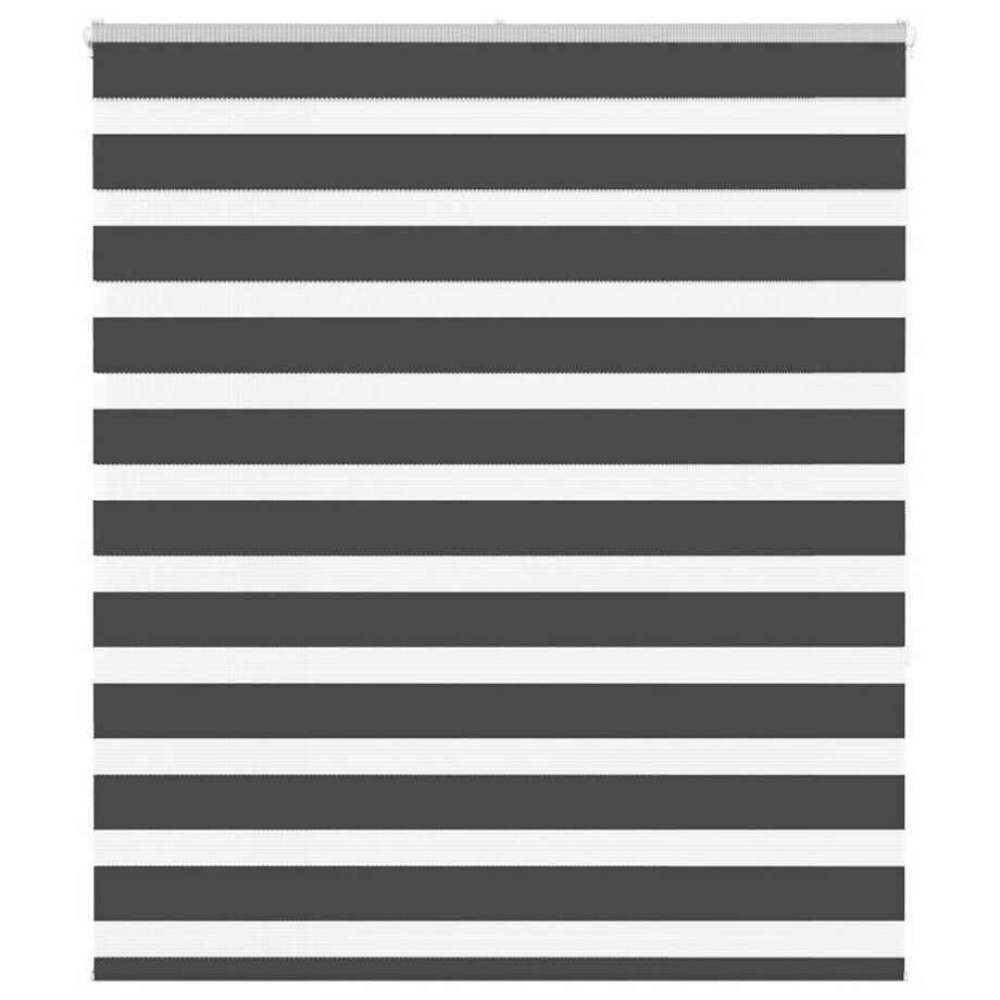 vidaXL Zebra rolgordijn 135x150 cm stofbreedte 130,9 cm zwart afbeelding 1