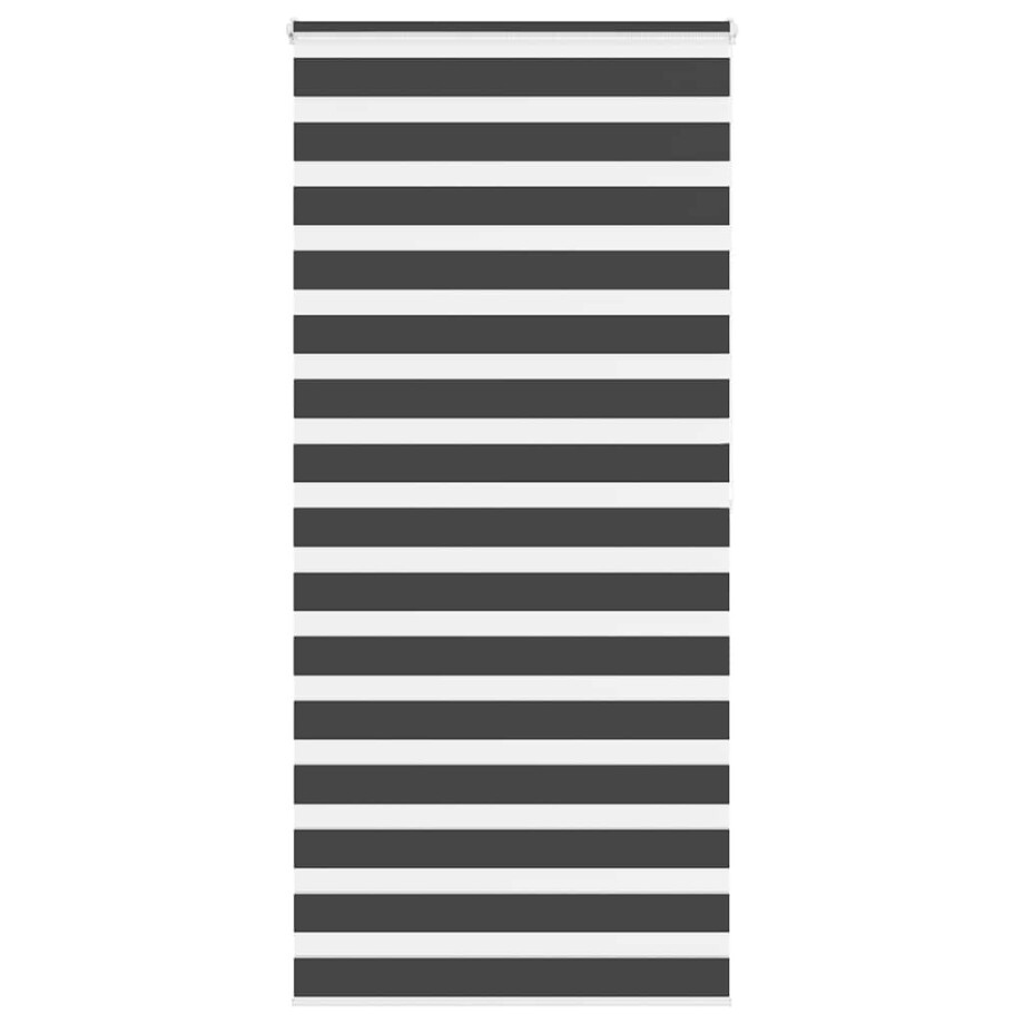 vidaXL Zebra rolgordijn 100x200 cm stofbreedte 95,9 cm zwart vidaXL Zebra rolgordijn 100x200 cm stofbreedte 95,9 cm zwart afbeelding 1