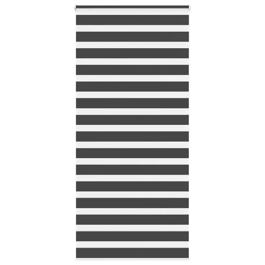 vidaXL Zebra rolgordijn 105x200 cm stofbreedte 100,9 cm zwart afbeelding 1