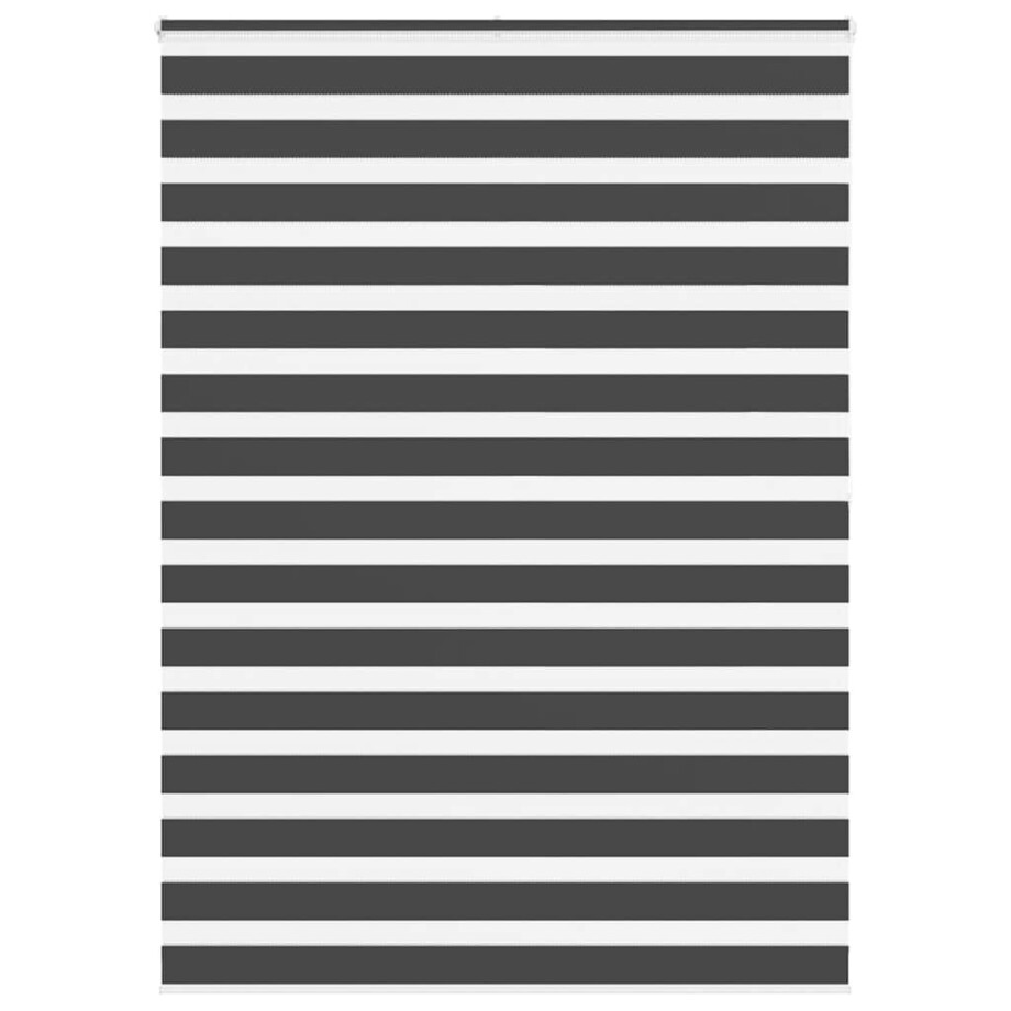 vidaXL Zebra rolgordijn 160x200 cm stofbreedte 155,9 cm zwart afbeelding 1