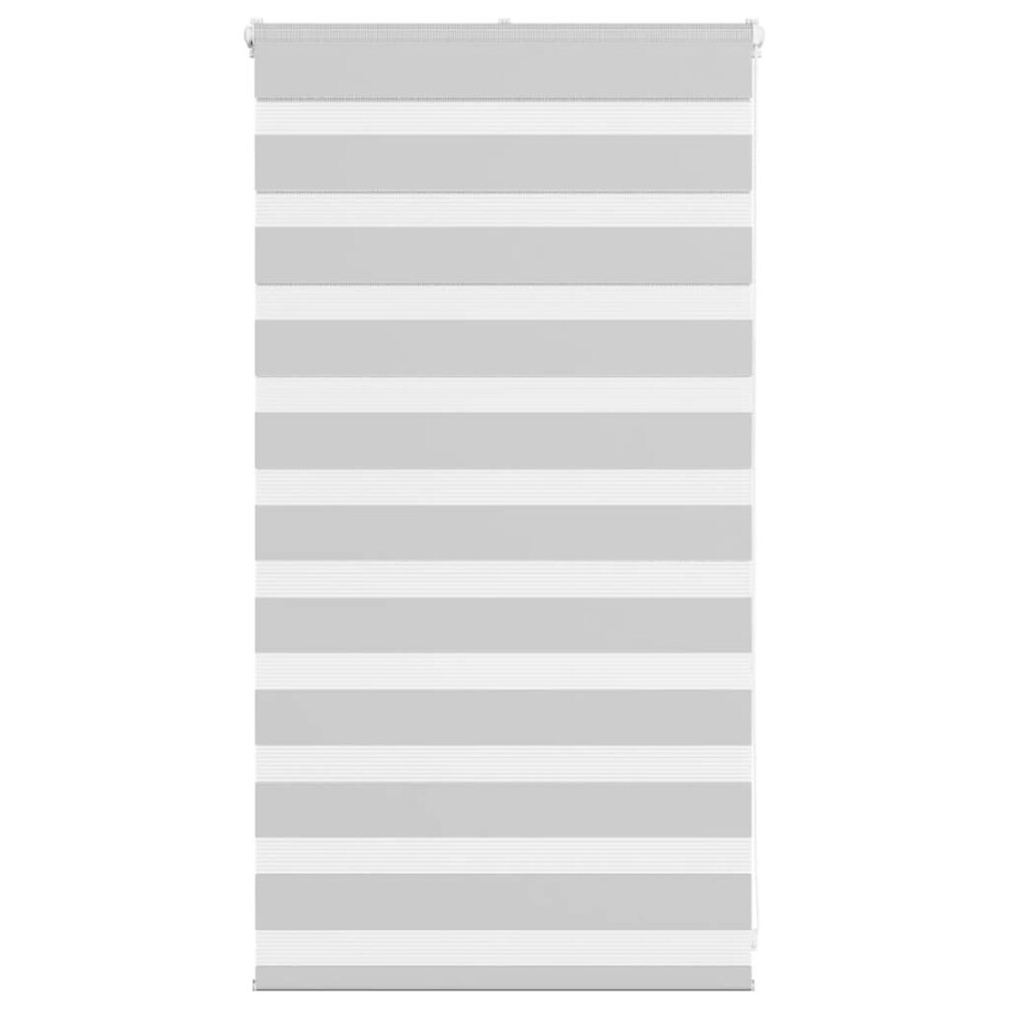 vidaXL Zebra rolgordijn 80x100 cm stofbreedte 75,9 cm lichtgrijs vidaXL Zebra rolgordijn 80x100 cm stofbreedte 75,9 cm lichtgrijs afbeelding 1