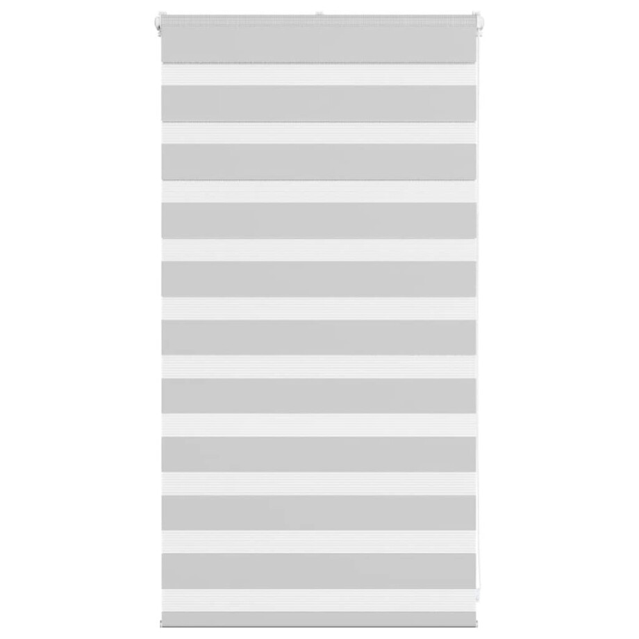 vidaXL Zebra rolgordijn 85x100 cm stofbreedte 80,9 cm lichtgrijs vidaXL Zebra rolgordijn 85x100 cm stofbreedte 80,9 cm lichtgrijs afbeelding 1