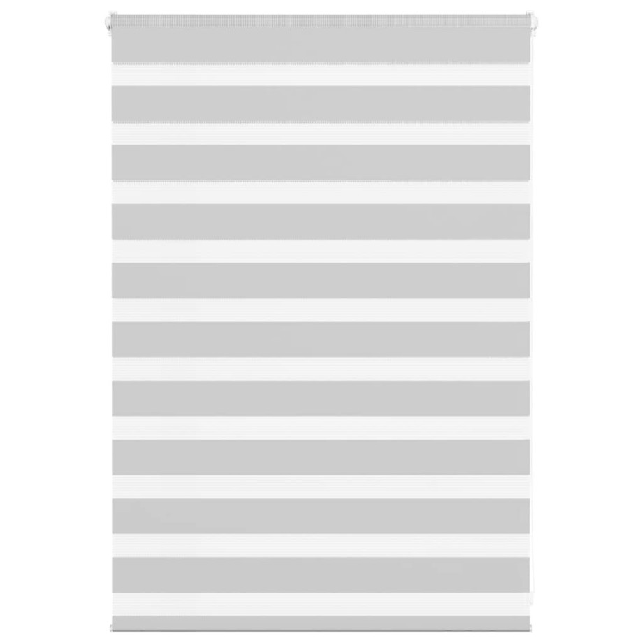 vidaXL Zebra rolgordijn 95x100 cm stofbreedte 90,9 cm lichtgrijs afbeelding 1