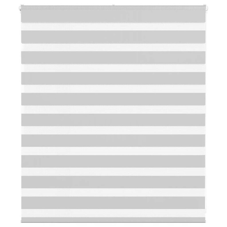 vidaXL Zebra rolgordijn 130x100 cm stofbreedte 125,9 cm lichtgrijs vidaXL Zebra rolgordijn 130x100 cm stofbreedte 125,9 cm lichtgrijs afbeelding 1