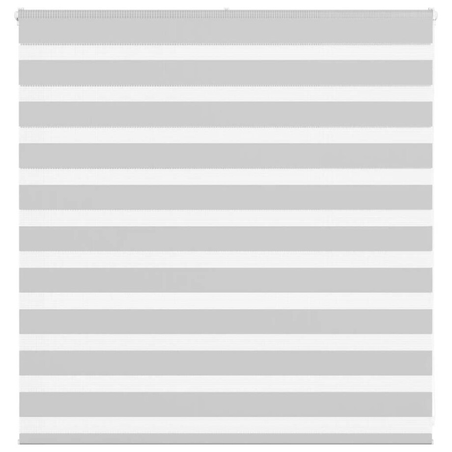 vidaXL Zebra rolgordijn 145x100 cm stofbreedte 140,9 cm lichtgrijs afbeelding 1