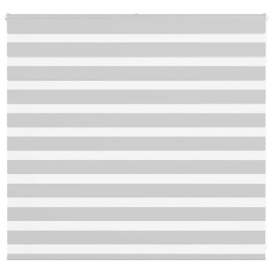 vidaXL Zebra rolgordijn 155x100 cm stofbreedte 150,9 cm lichtgrijs afbeelding 1